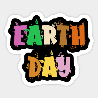 Earth Day Sticker